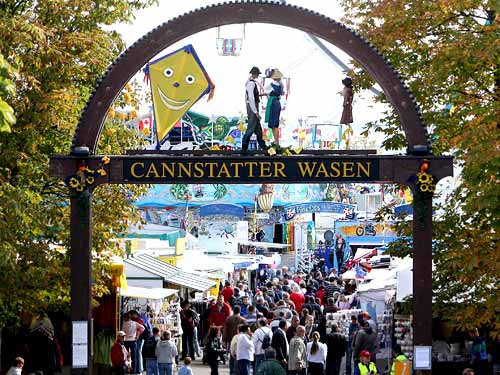 Фестиваль Cannstatter Volksfest в Германии